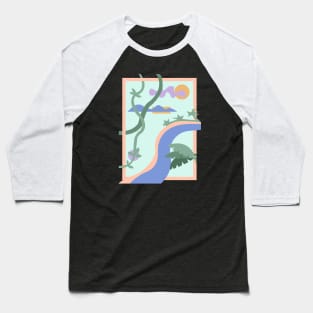 Tropical Rio Baseball T-Shirt